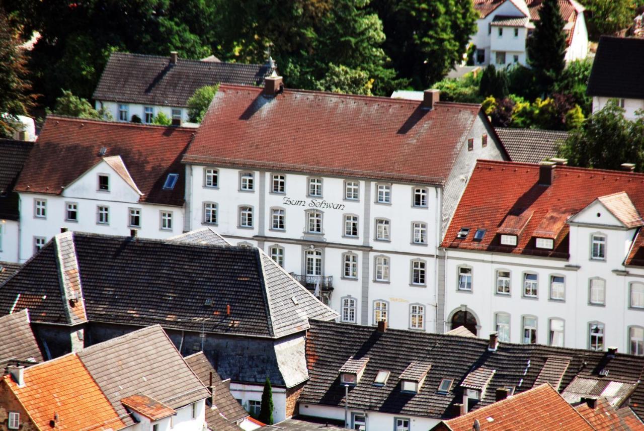 Hotel Zum Schwan Bad Karlshafen Exterior foto